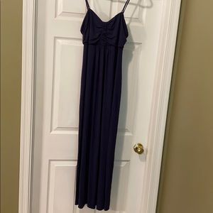Dark blue maxi dress
